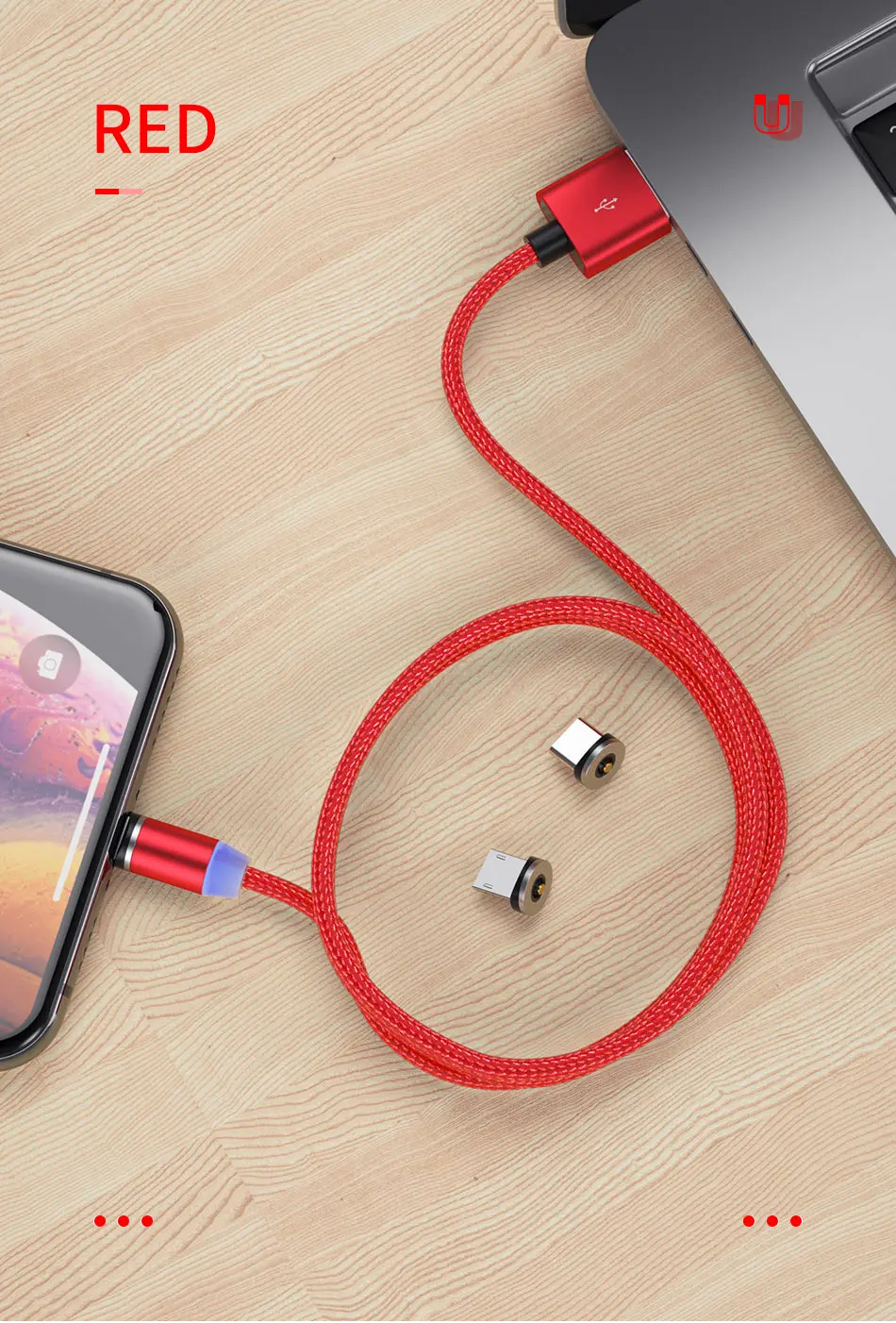 YKZ Магнитный USB кабель Micro USB кабель для iPhone samsung Android Быстрая зарядка Магнит usb type C кабель Шнур для мобильного телефона