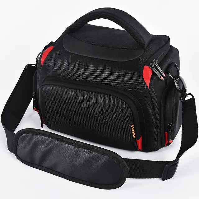 Fosoto Professional Outdoor Camera Shoulder Digital Bag Waterproof Photographic Case Video Sleevebag For Sony Lens Canon Nikon