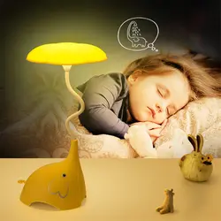 3 смены затемнение Сенсор оригинальная Ночная подсветка малыш детская лампа для детей Спальня Lamparas чехол с откидной крышкой с изображением