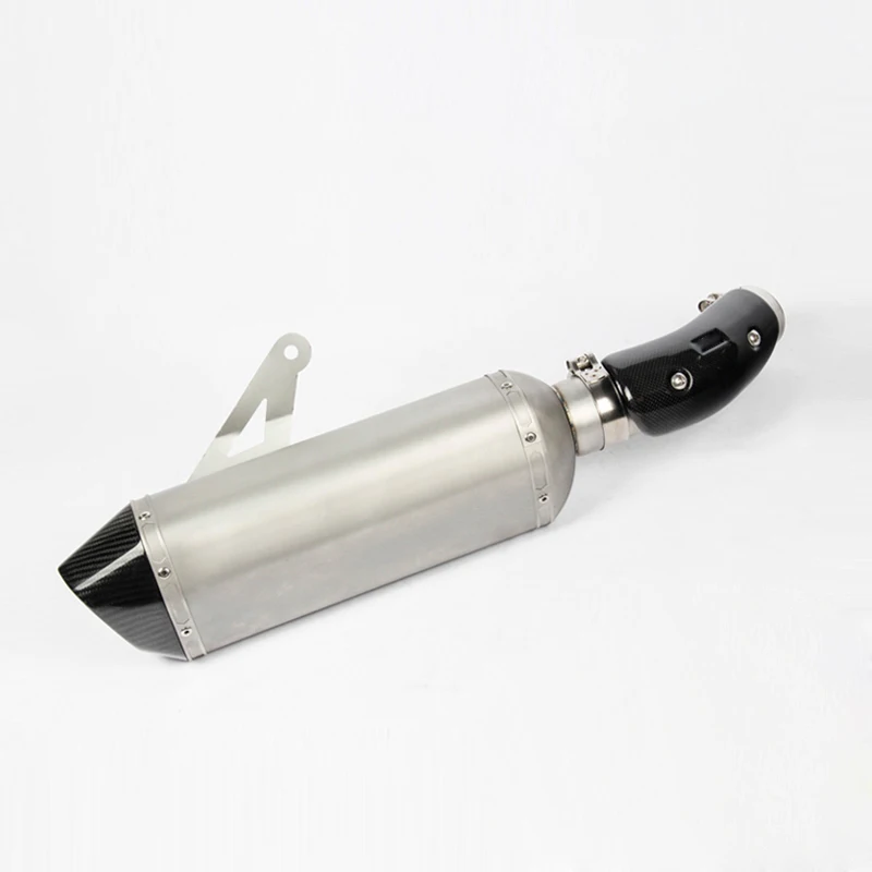 Slip for BMW S1000RR 2015 2016 Motorcycle Exhaust Muffler Tail Tube Mid Link Pipe System with Heat Shield Cover Carbon Fiber - Image 2