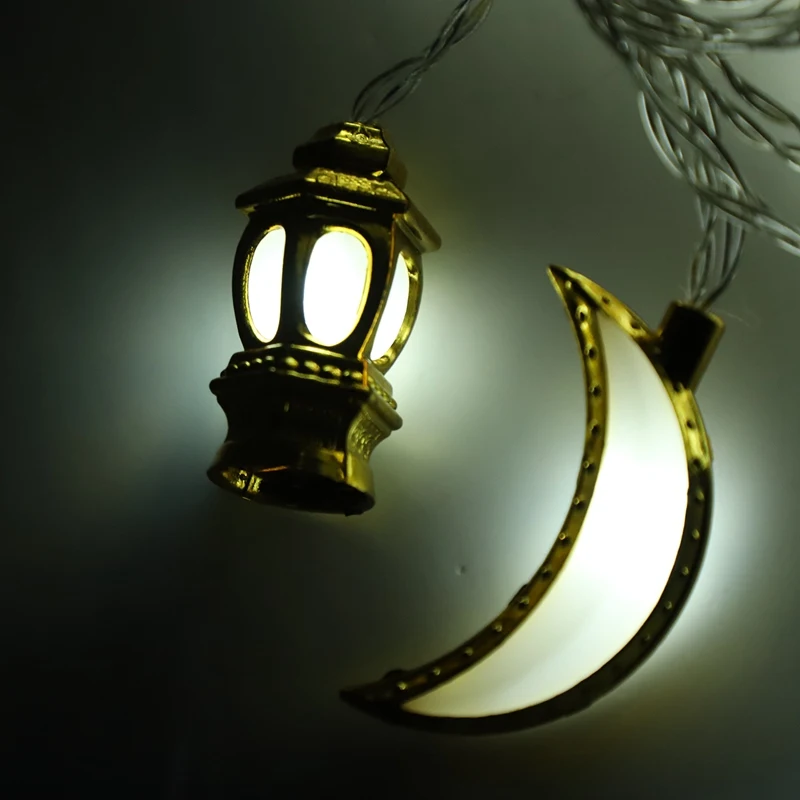 Ramadan Eid декоративные огни светодиодные гирлянды домашний фестиваль Свадебная вечеринка Рамадан мусульманское украшение классические лампы