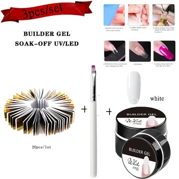 

Nail Extension Gel 3 colors Poly Gel Builder Gel For Finger Extension UV Gel Polish Forms for Nail Extension Nail Art Varnish