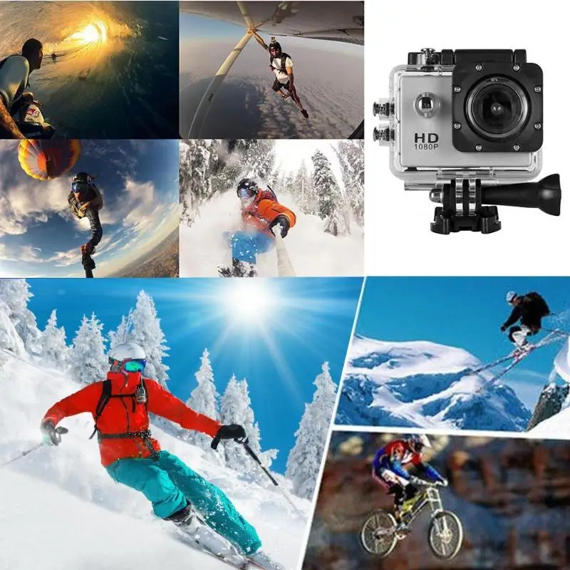 G22 экшн-камера 30m Водонепроницаемая HD 1080P 2,0 дюймов lcd 120 градусов камера