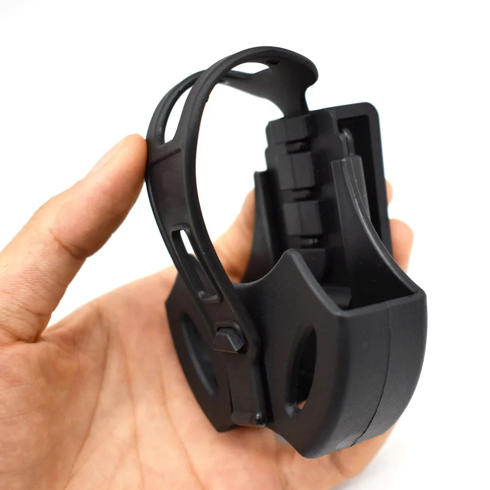 Hard Shell Nylon Plastic Handcuffs Holster Shackles Holder Police Anti-Rob  Handcuff Pouch Professional Thumb Releasse Belt Clip