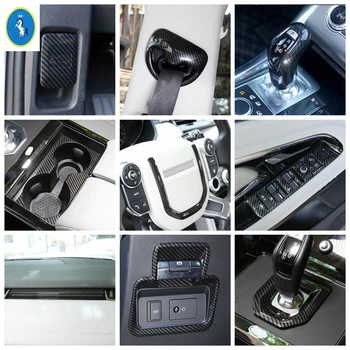 

Yimaautotrims Door Armrest Window Lift Button / Steering Wheel Gear Shift Strip Cover Trim For Range Rover Evoque L551 2020 2021