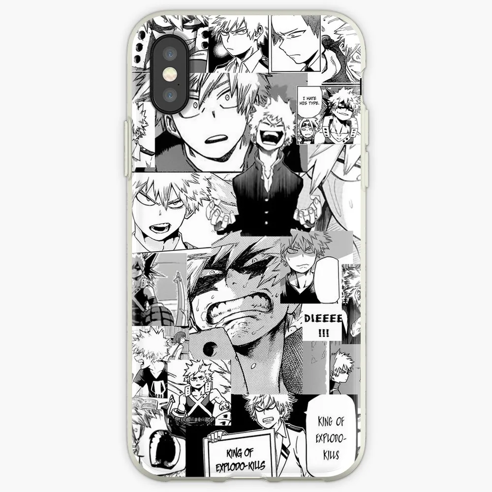 Bakugou Katsuki для iphone 11 X XS Max XR милый кот Том чехол 8 7 6 6S Plus Мягкий силиконовый