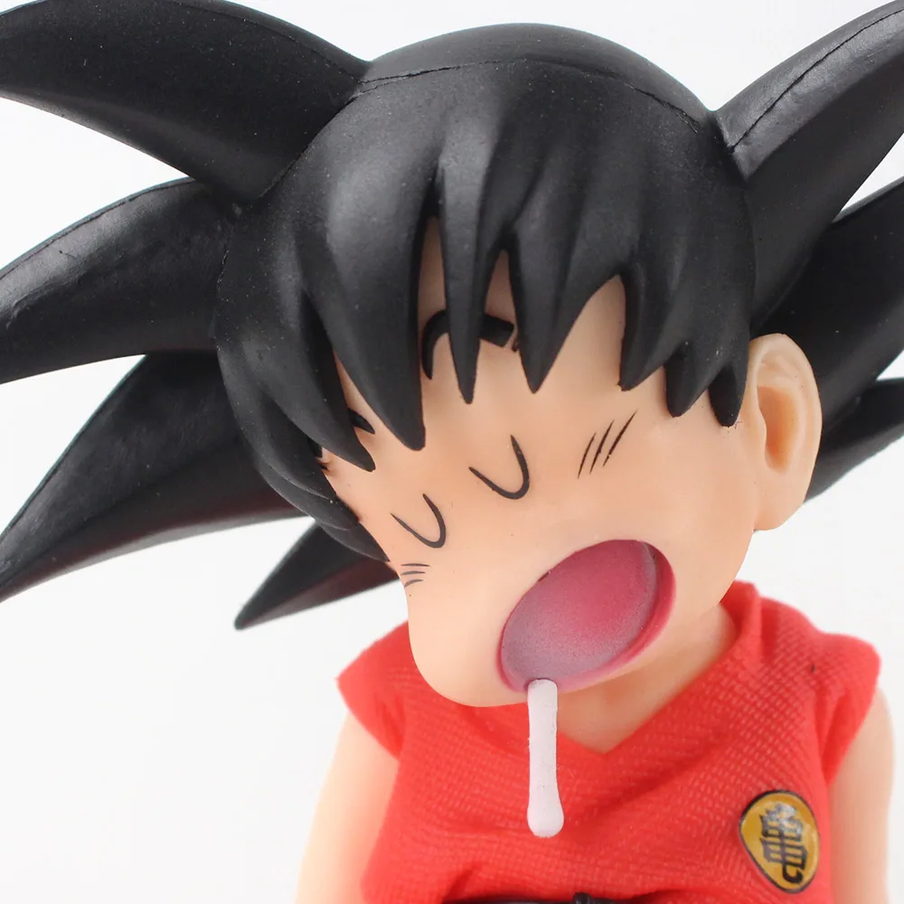 10cm kawaii bebê infantil banho filho goku estatueta anime dragon