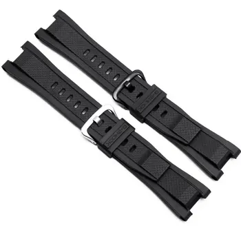 

Soft Silicone watchbands black wristband Replacement strap for GST-W300/400G/B100 series watch men's accessories