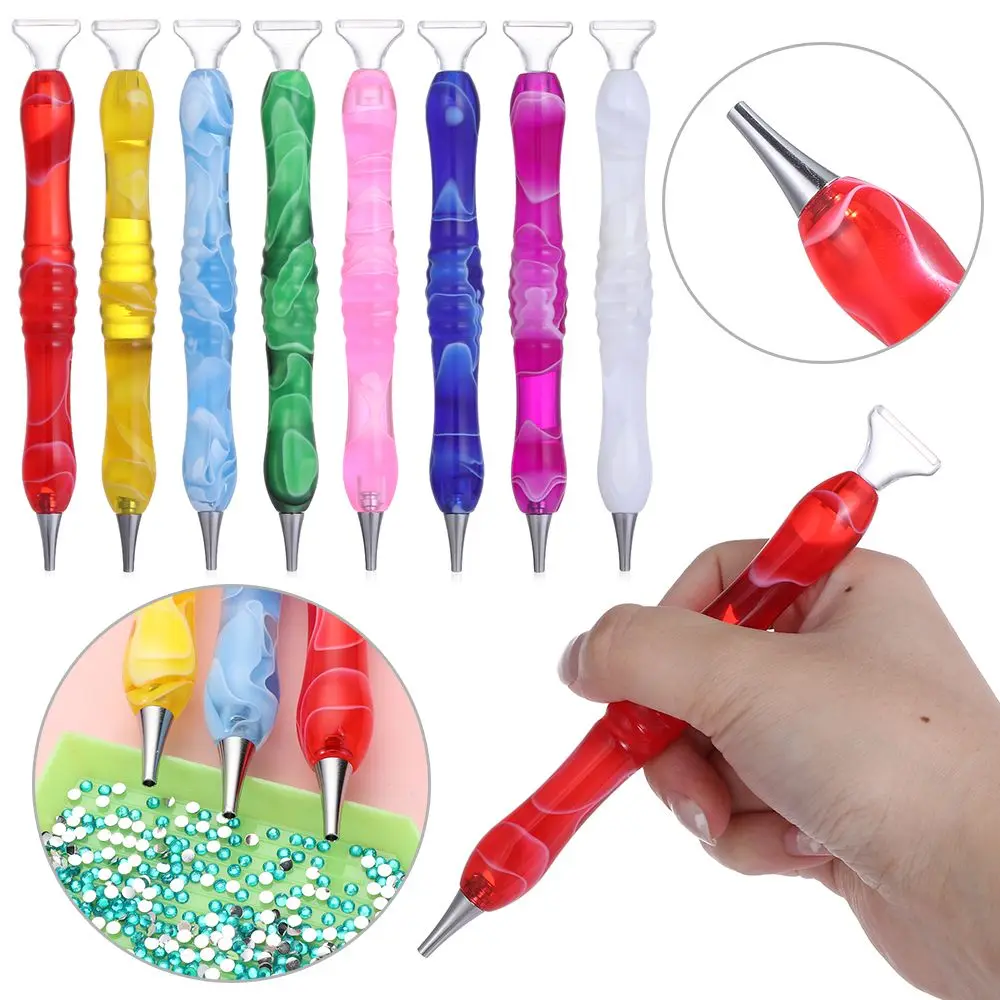 Diamond Painting Pen 5D Resin With Alloy Replace Pen Head Point Drill Cross Stitch DIY Craft Nail Art