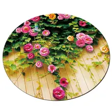 4 узора Новая Домашняя ванная комната спальня коврик пол мягкий Противоскользящий нескользящий ванная комната, спальня, КОВРИК КОВРЫ круглой формы для дома