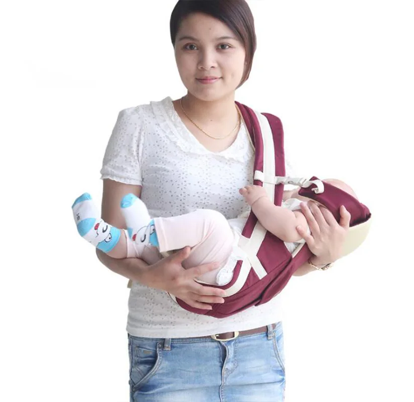 Alça de Bebê Portador do Bebê Cinto de Viagem da Mãe Multifuncional Ergonômico Canguru Respirável Envoltório Cinto Recém-nascido Cintura Fezes 5 Multifuncional ergonômico canguru respirável alça de bebê