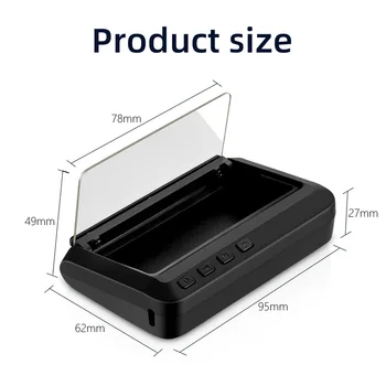 

Water Head-up Projector Kit Temperature Multi-Function Universal Car New