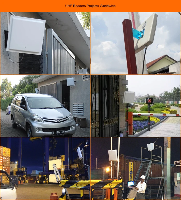 UHF/RFID Long distance 902-928MHz rfid card reader with Metal case waterproof 0-15M to read UHF RFID reader