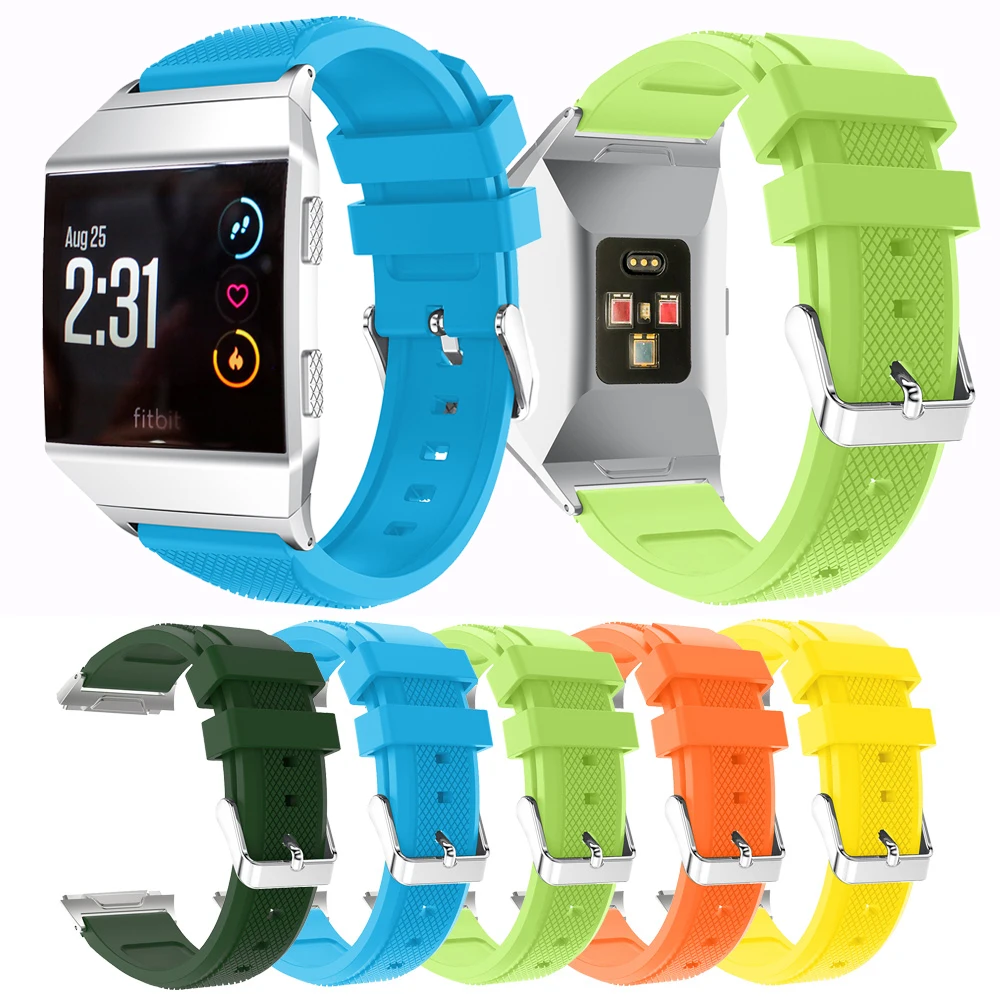 

Lightweight new fashion Silicone Sport Watch Bands Bracelet for Fitbit Ionic Smart Watch Adjustable Replacement Bangle Accessory