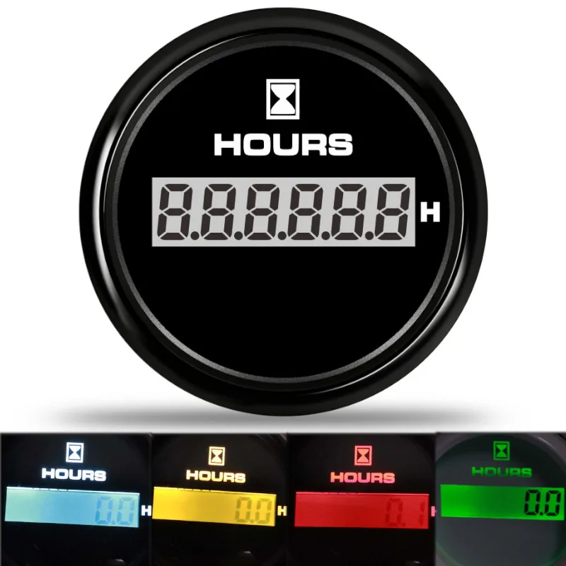

52mm Stainless Steel Boat Tachometer 0~7000 RPM REV Counter for Outboard Motor Boat Auto Tach Electric Motor Tachometer 9~32V