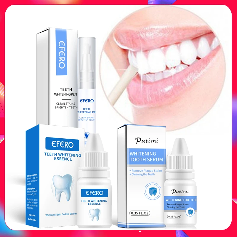 

Teeth Whitening Essence Cleaning Serum Whitener Gel Remove Plaque Stains Oral Hygiene Bleaching Tools Dental Teeth Whitening Pen