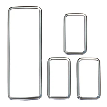 

4Pcs For Land Rover Range Rover Sport Rr Sport 2014-2017 Car-Styling Abs Chrome Window Lift Button Frame Trim