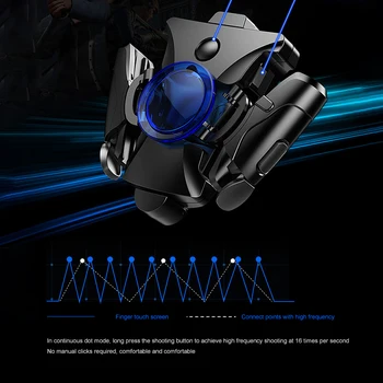 

For PUBG Joypad Trigger Gamepad Joystick Fire Button 3 In 1 Adjustable Shooter Controller For PUBG Mobile Phone Game Pad