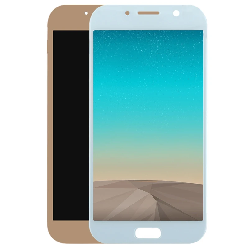 Регулируемая яркость ЖК-для Samsung Galaxy A7 A720 A720F A720M A720Y ЖК-дисплей кодирующий преобразователь сенсорного экрана в сборе панель