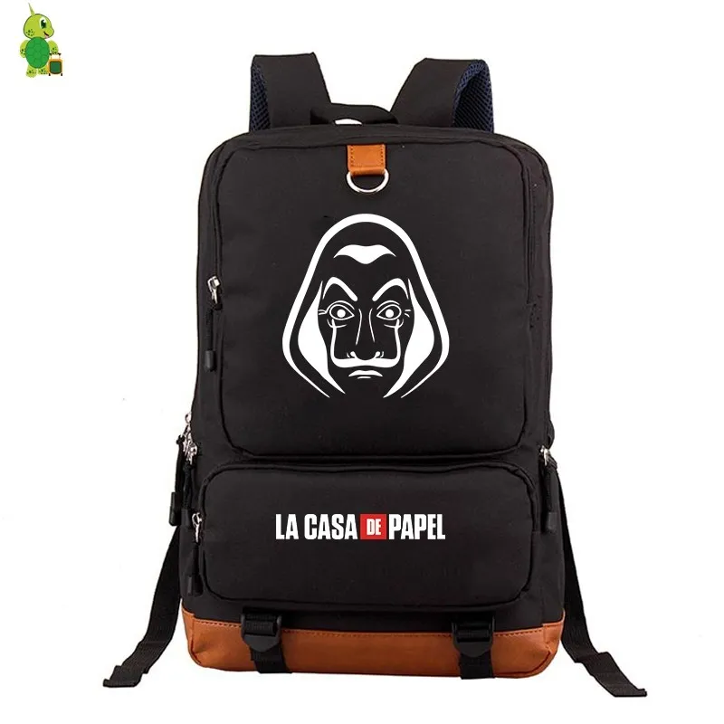 Mochila La Casa De Papel рюкзаки женские рюкзаки школьные сумки для подростков девочек мальчиков и мужчин рюкзак для ноутбука дорожные сумки на плечо