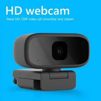 

Built-in HD Webcam Camera Auto Focus USB Plug 720P N Play Web Microphone Portable Travelling Photo Taking Tool for PC
