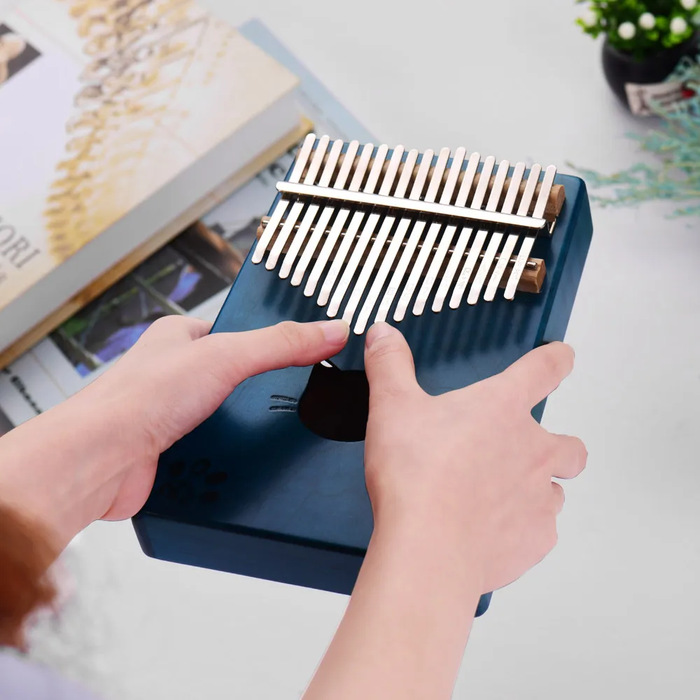 Уолтер. t WK 17MS Портативный 17 клавишным Kalimba игрушечное пианино Mbira клена с сумкой