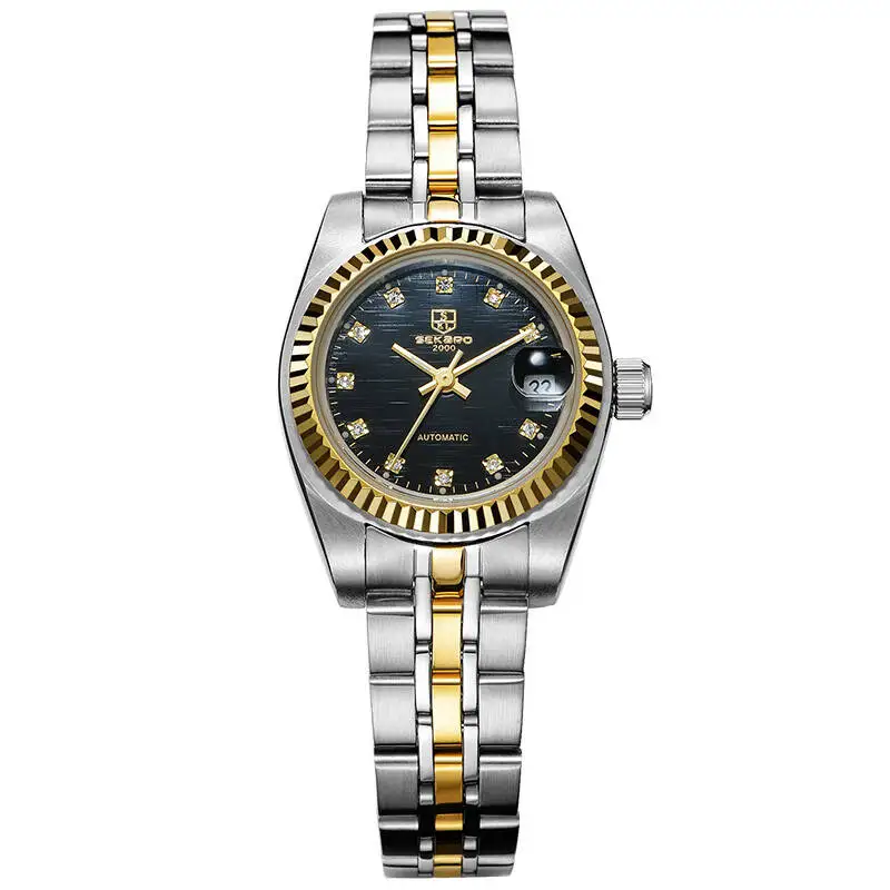 SEKARO 5088 швейцарские часы мужские роскошные брендовые модные наручные часы водонепроницаемые автоматические механические часы Спортивные Повседневные часы - Цвет: woman watch 27mm