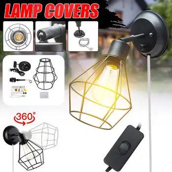 

35W LED Wall Light Retro Loft Industrial Wall Lamp Iron Black Vintage Sconces Wall Lamp Indoor Lighting Fixture E27 110V