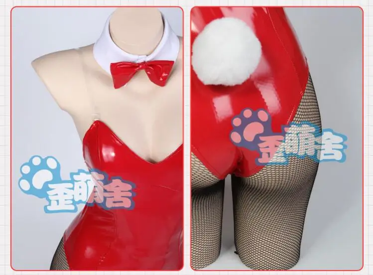 Костюм для косплея из аниме любимый в Фране 02 ZERO TWO Bunny Girl комбинезон Банни девушки