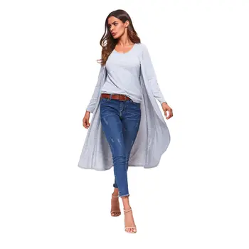 

2019 Summer New Pattern Long Sleeve Loose Coat Cardigan Woman Sunscreen Shirt