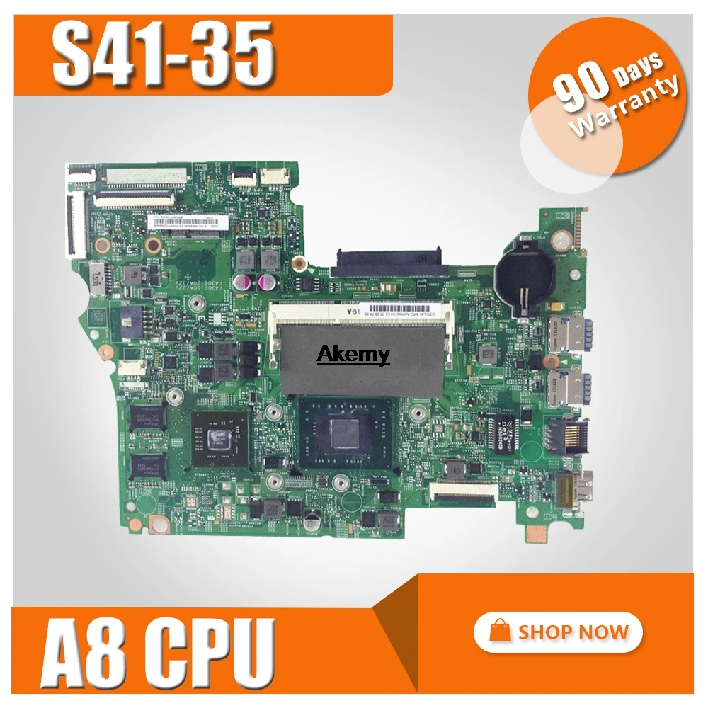

For Lenovo Ultrabook S41 35 S41-35 80JW Laptop Motherboard FRU 5B20J46042 With A8-7410 CPU MB 100% Tested Fast Ship
