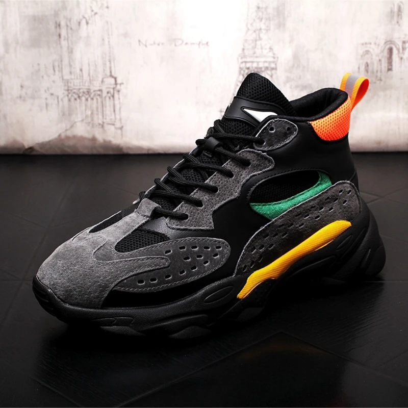 

Stephoes Men Fashion Casual Shoes Spring Autumn Breathable Sneakers Luxury Designer Winter Warm Short Plush Thick Bottom Shoes