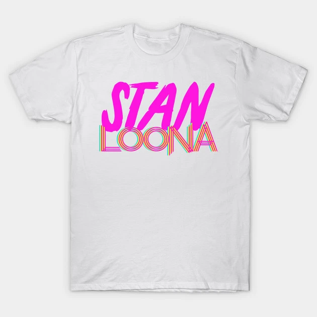 Manner T Shirt Stan Loona Girlgroup Kpop Idol Media Stans Fandom Meme T Shirt Kpop Bias Merch T Shirt Frauen T Shirt T Shirts Aliexpress