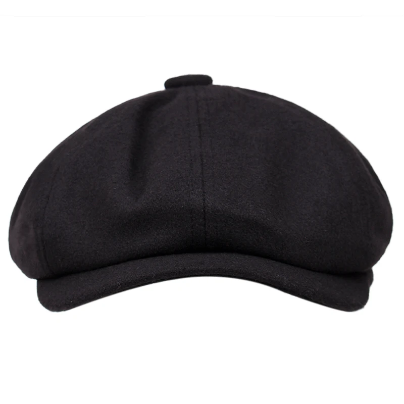 Summer new men's beret wool newsboy hat retro wild men's hat Beret women casual octagonal hat painter hat beret hat male