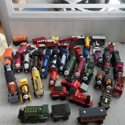 Wooden magnetic track Car Truck Accessories Toy For Kids  track toy car Wood Magnetic Train