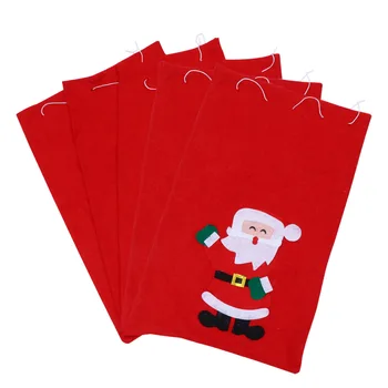 

5Pcs Bags Creative Fashionable Trendy Apple Bags Gift Storage Containers for Christmas Kids Home Party Children Store Shop
