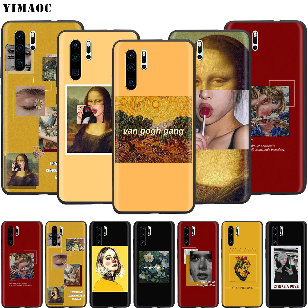 Мягкий чехол YIMAOC для Huawei Nova 4E 5 5T Smart P9 Lite Y6 Y7 2019 Honor 8A 20S Pro Prime|Бамперы| |