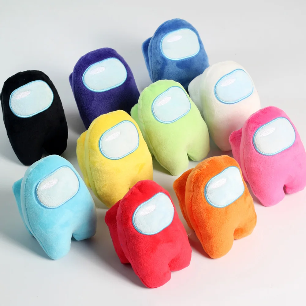 

Soft Plush Among Us Plush Among Us Game Plush Toy with music Kawaii Stuffed Doll Christmas Gift Cute Red Small Among Us Plushie