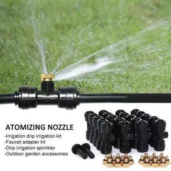 

Irrigation Drip Kit Nozzles Faucet Adapter Kit Drip Sprinkler Systems Accessories For Outdoor Garden Irrigation Drip Kit