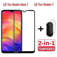 2-в-1 защитный Стекло для Xiaomi Redmi Note 7 Камера Экран Защитная линза на Redmy Red mi 7 Note7 защитный Стекло пленка