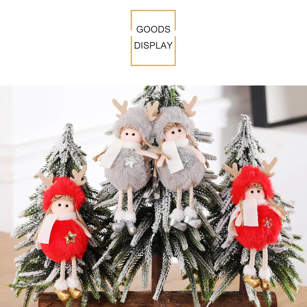 Подарок на год Милая Рождественская Кукла-ангел орнамент с рождественской елкой рождественская подвеска Рождественское украшение для дома Декор