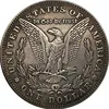 1881 Skull Captain AB Souvenir Coins Collectibles Antique 3D Metal Commemorative Morgan Hobo Coin Copy Home Decor New Year Gifts ► Photo 2/4
