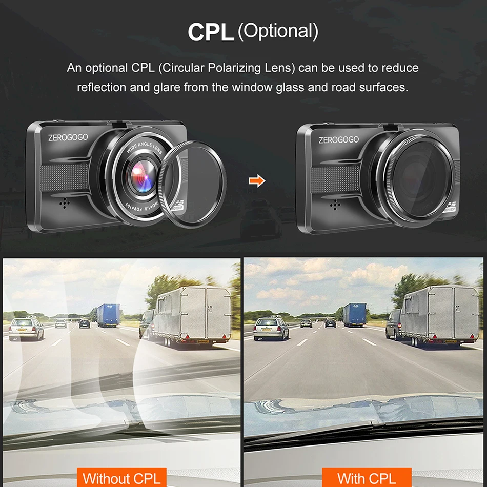 Видеорегистратор автомобильный Ruccess Full HD 1080P GPS CPL 3 0 дюйма|Видеорегистраторы| |