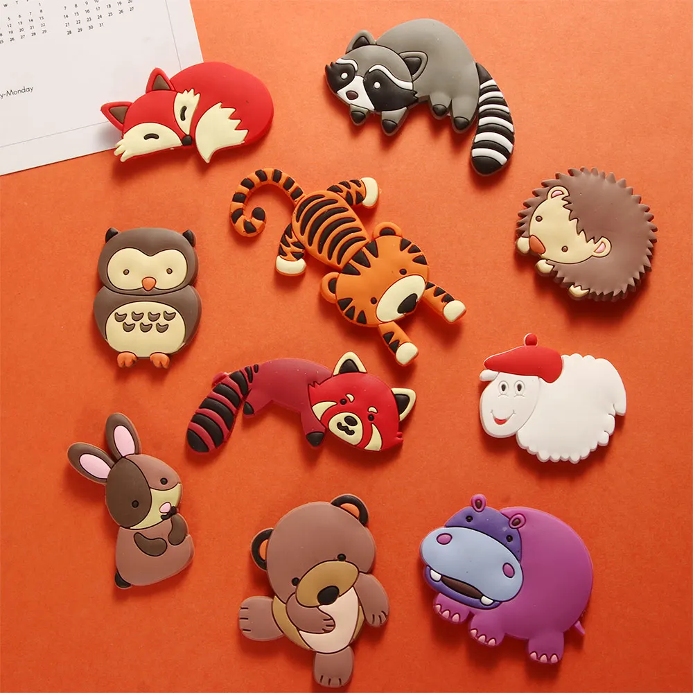 1pcs Cartoon Animals DIY Kids Animals Fruit Educational Toys Tools Stickers 