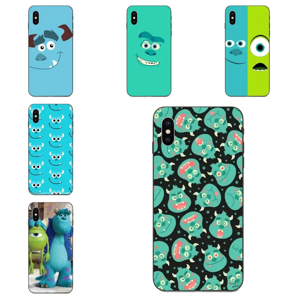 Soft Cell Bags For Apple iPhone 4 4S 5 5S SE 6 6S 7 8 11 Plus X XS Max XR Pro Cute Sullivan Monsters Universitys | Мобильные
