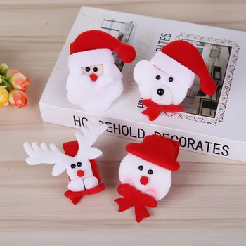 

Hot Selling Christmas Decorations Christmas Ring Pop Christmas Fabric Slap Bracelet Christmas Product Party Bracelet