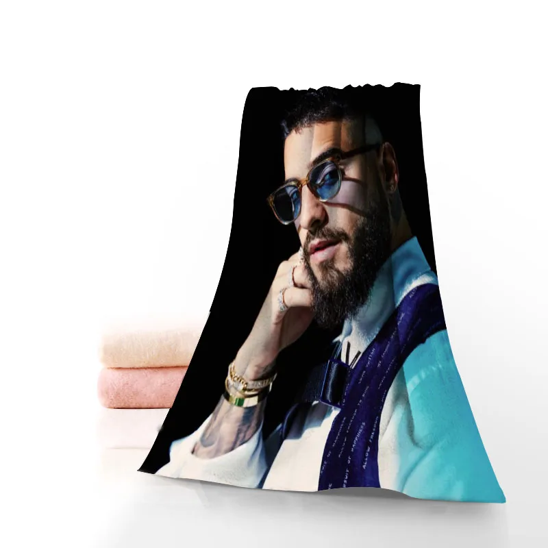 Maluma Towel Printed Cotton Face/Bath Towels Microfiber Fabric For Kids Men Women Shower Towels 70X140cm