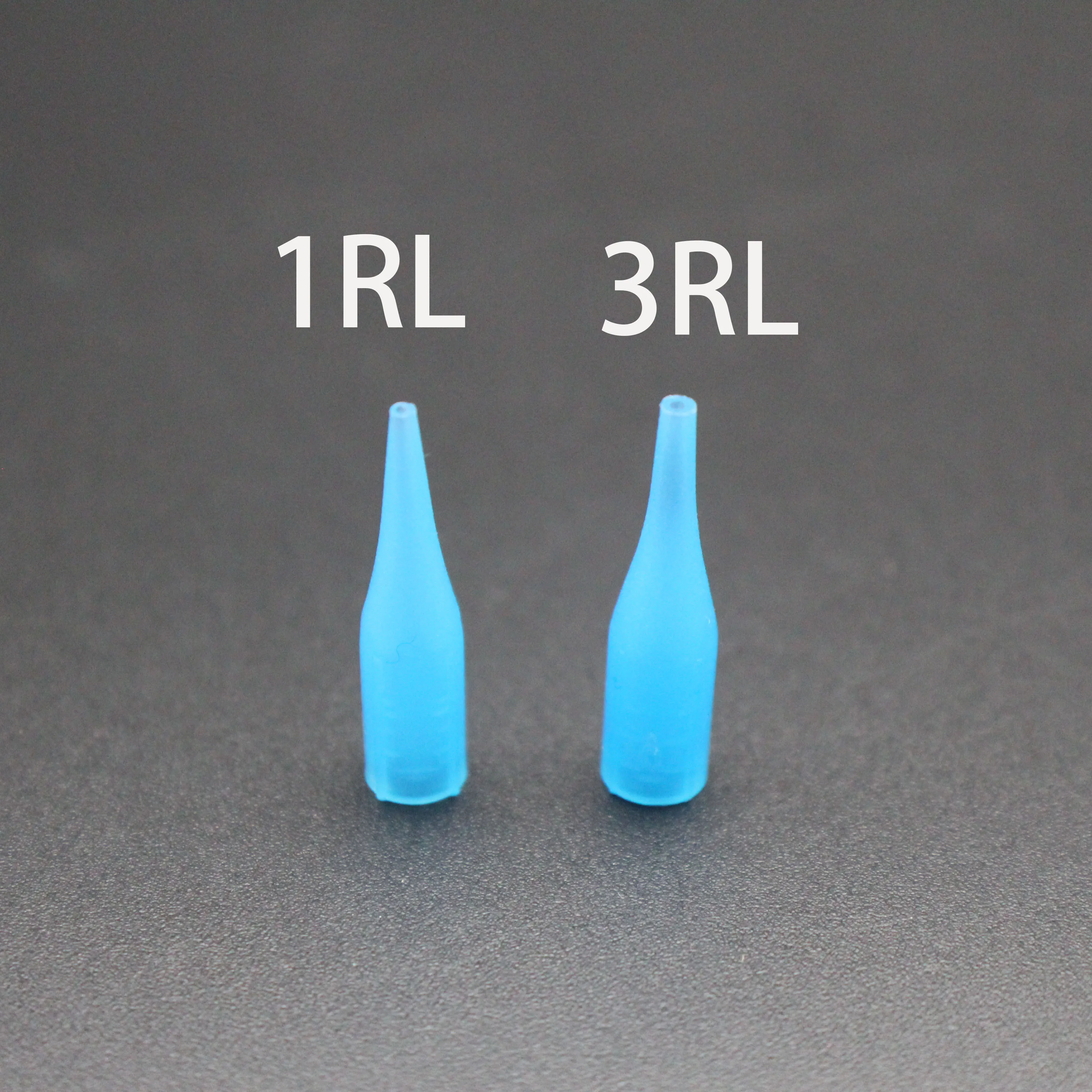 Tattoo Needle Cap Disposable Eyebrow Tattoo Permanent Makeup Machine Nozzle Tip Blue 1R 3R