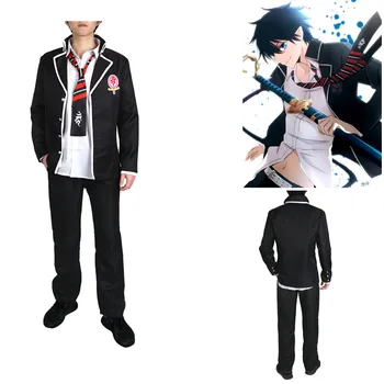 

Anime Ao no Exorcist Blue Exorcist Okumura Rin Okumura Yukio School Uniform Cosplay Costume Halloween men's party costume