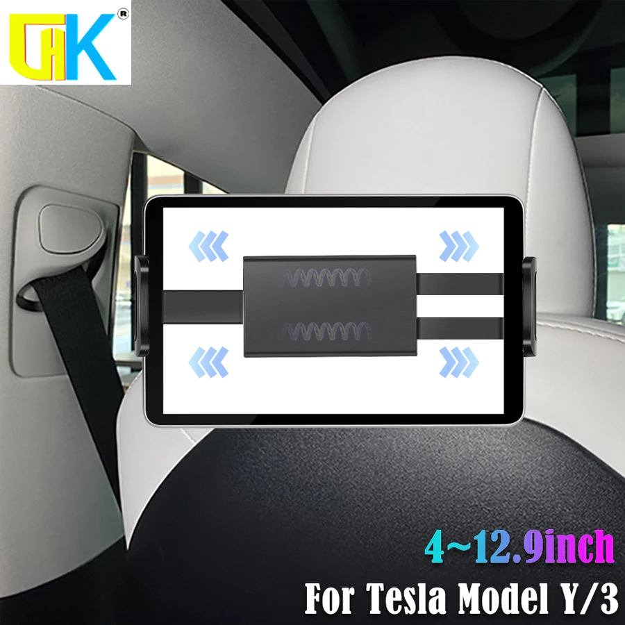 Держатель для телефона Tesla Model 3/Y на заднее сиденье вращающаяся 360 градусов